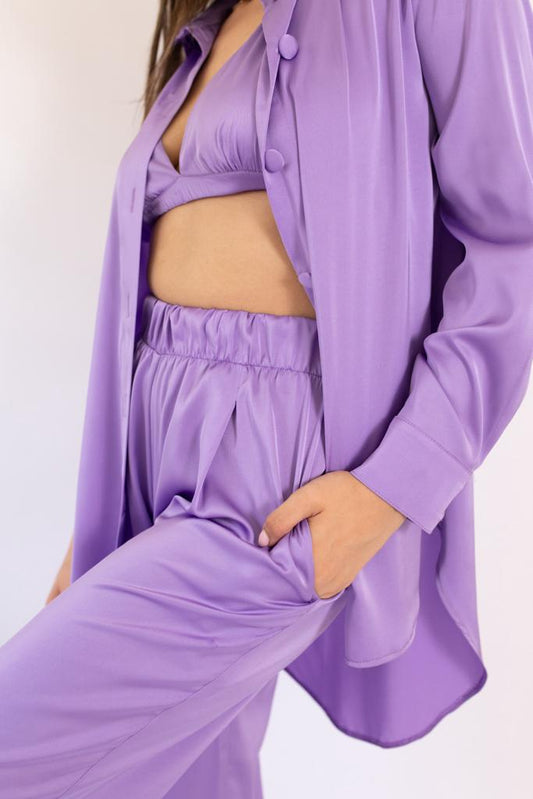 Purple set with a bralette