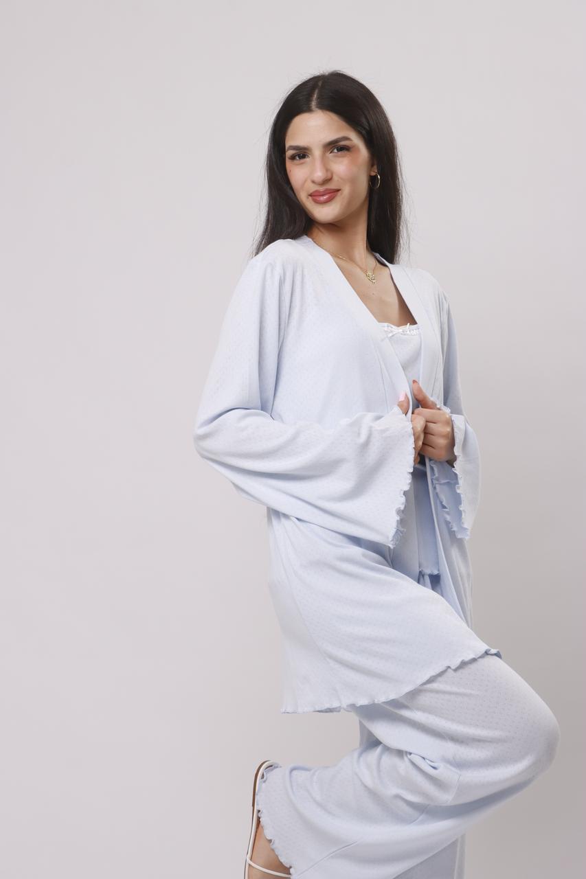Serene sky lounge robe