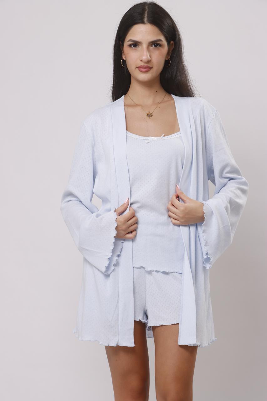 Serene sky lounge robe