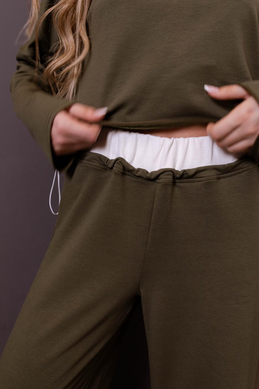 Olive green loungewear set