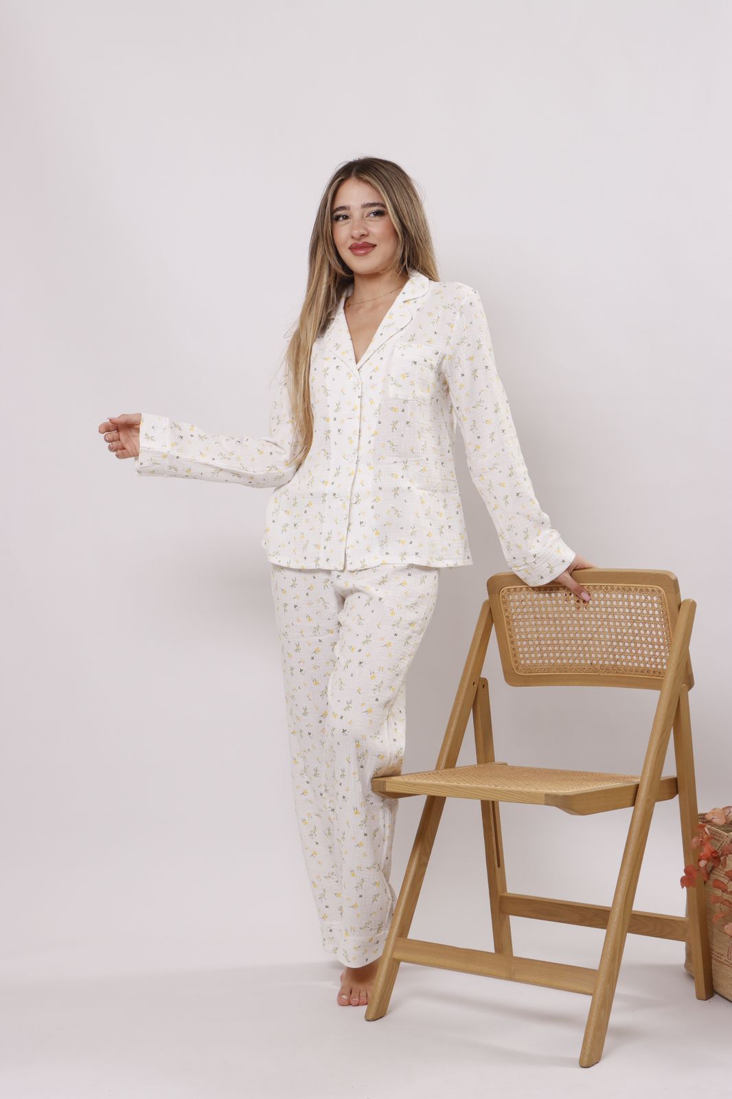 Golden Daisies pants pj set