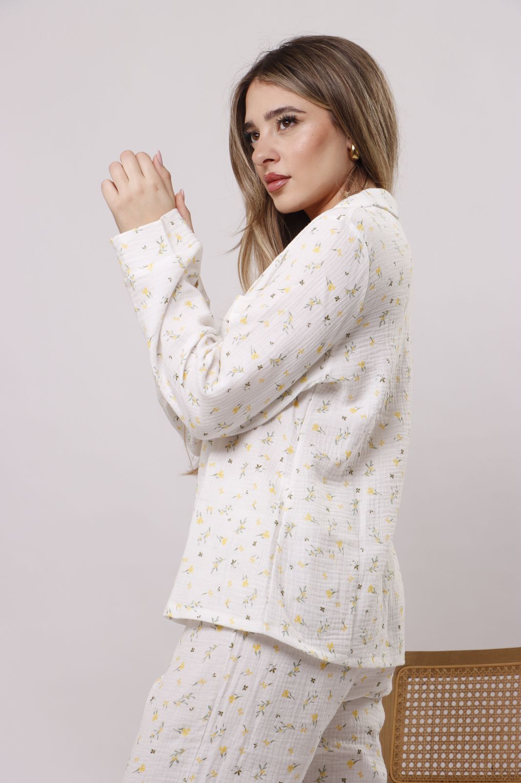 Golden Daisies pants pj set