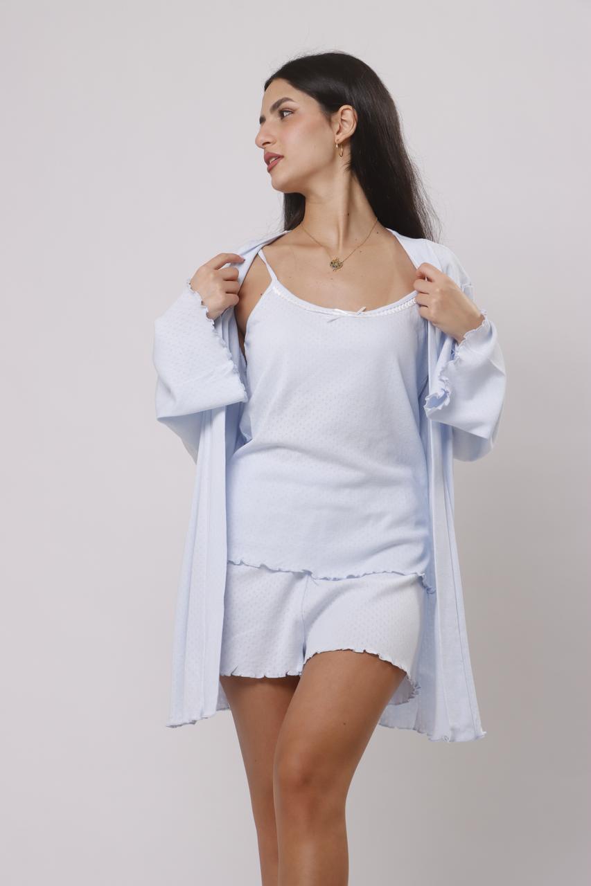 Serene sky lounge robe