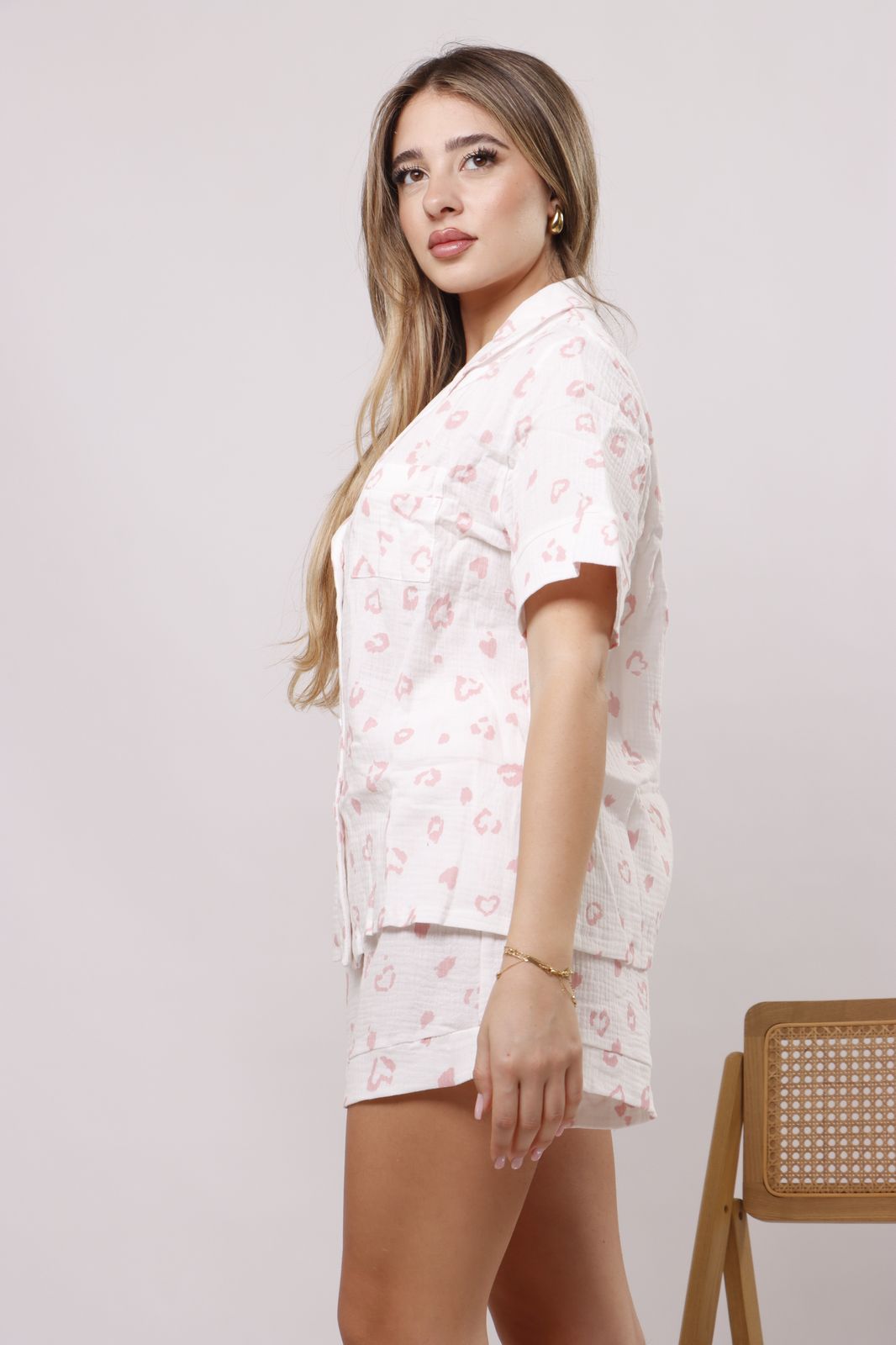 heartspot shorts pj set