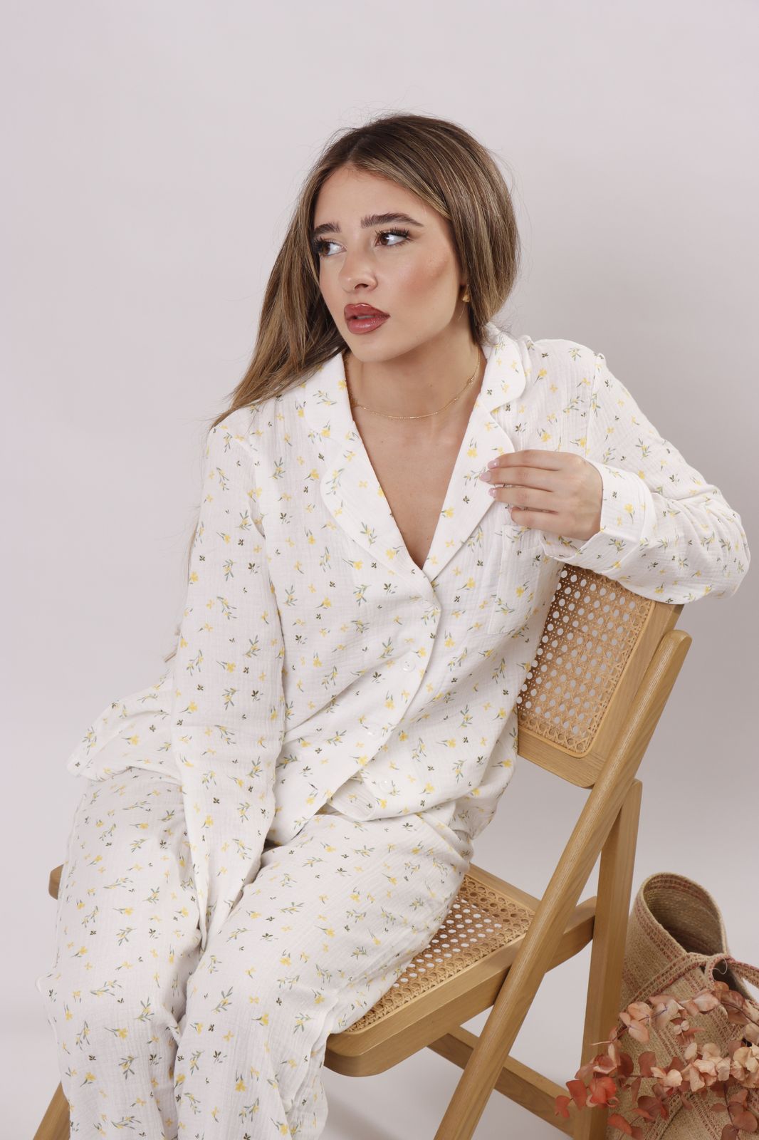 Golden Daisies pants pj set