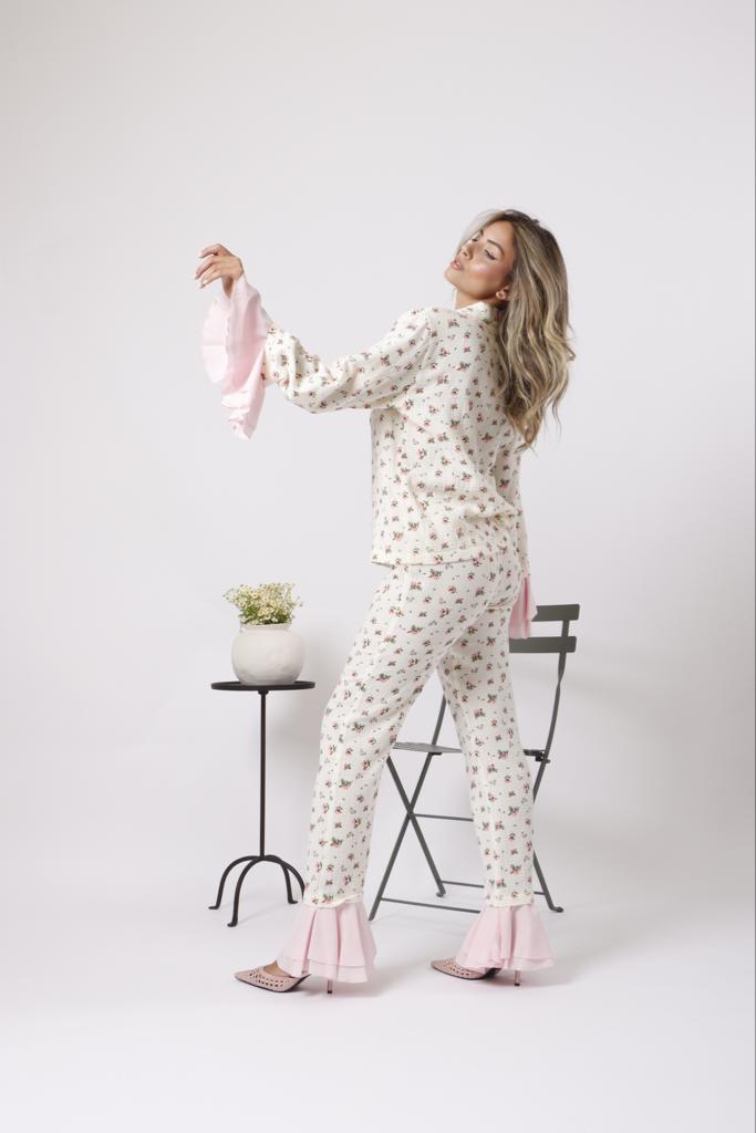Ruffled floret pjs