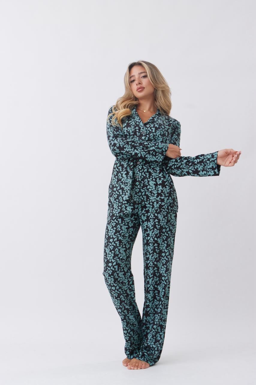 Mint and black pjs