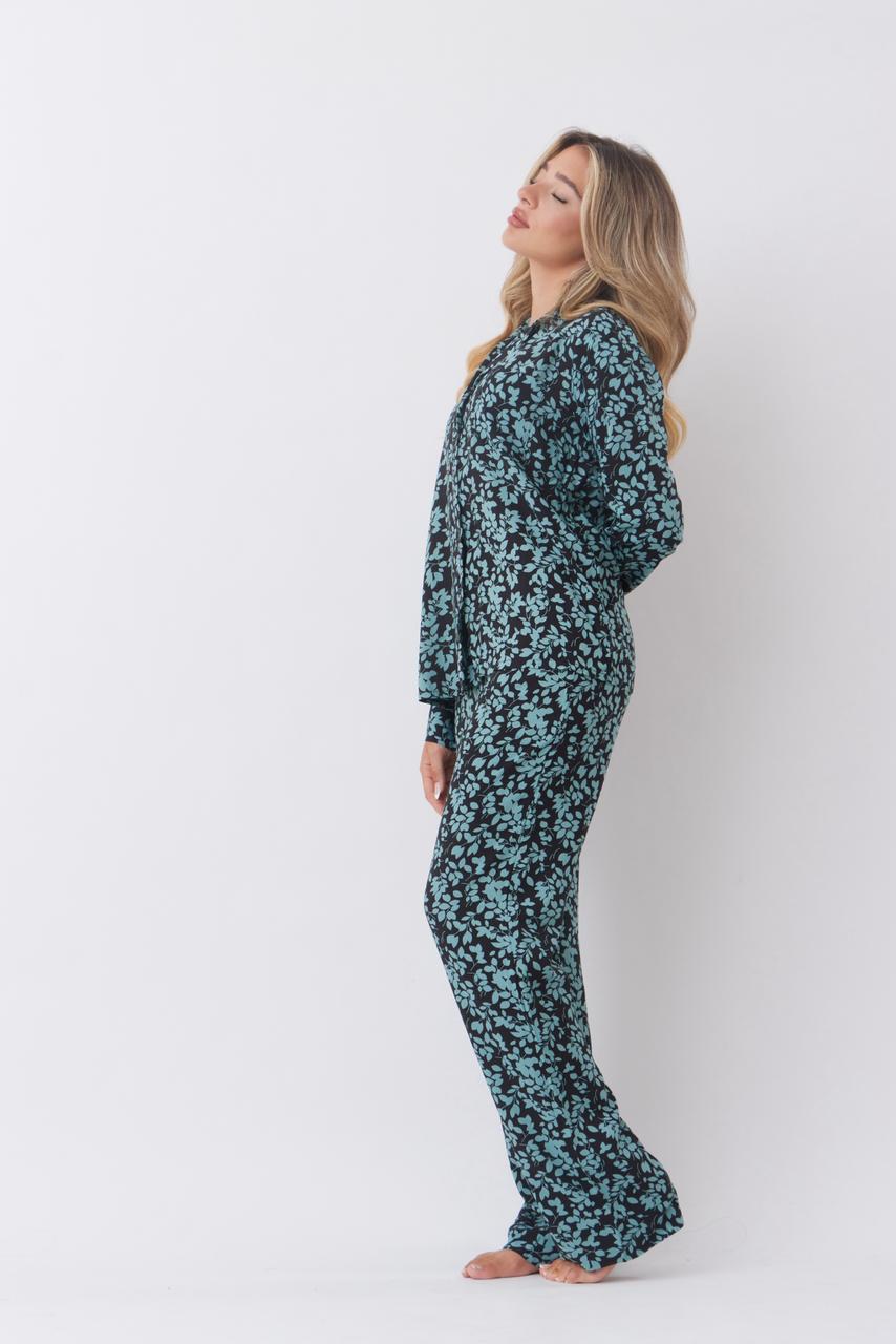 Mint and black pjs