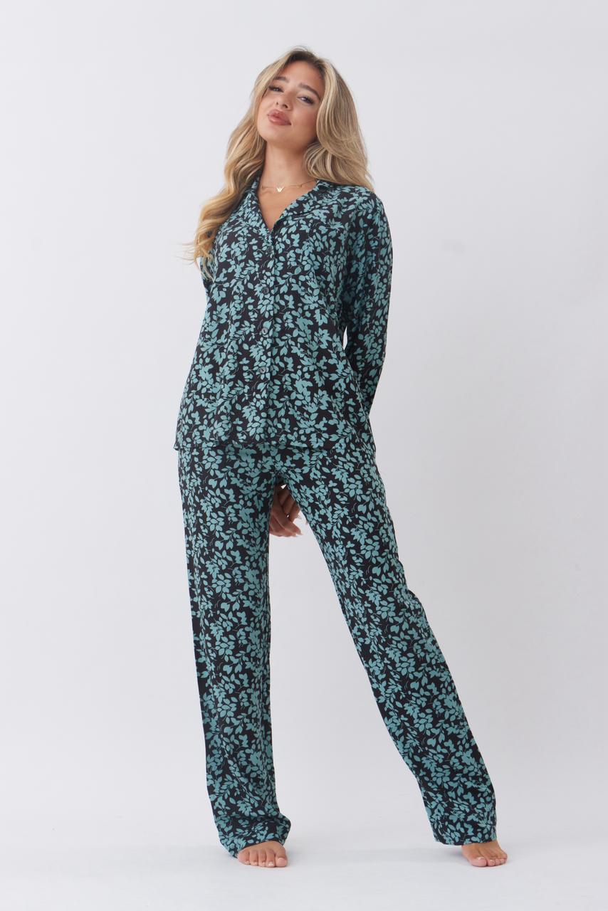 Mint and black pjs