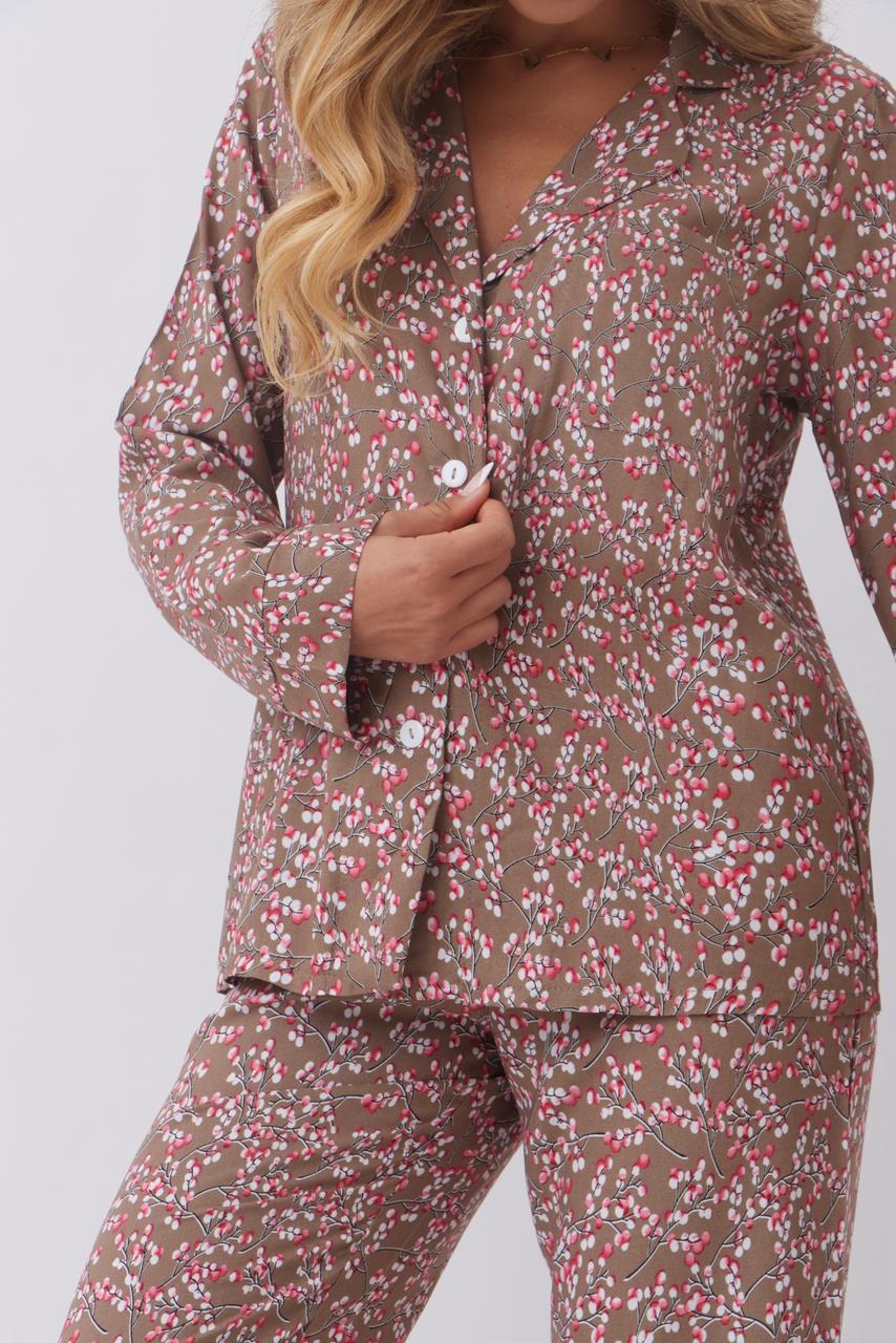Fuchsia floral patterned pjs