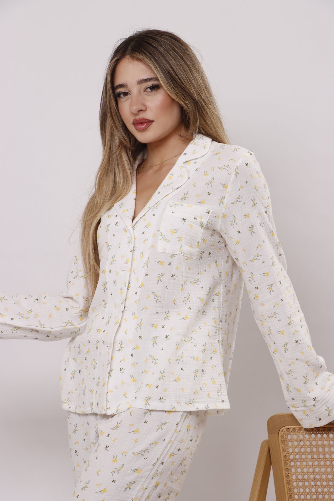 Golden Daisies pants pj set