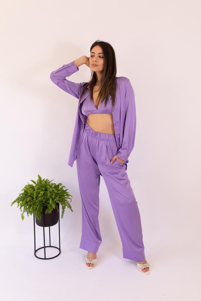 Purple set with a bralette