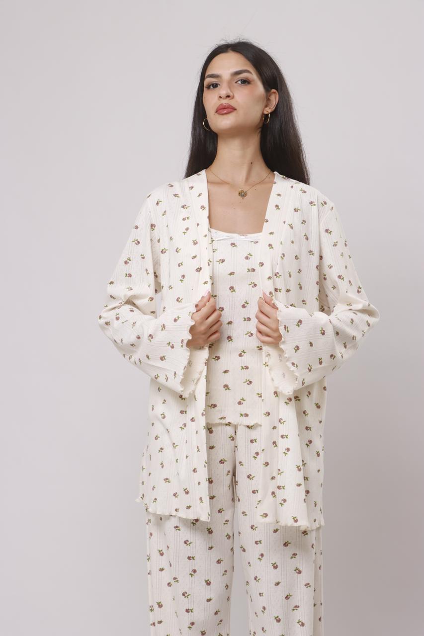 Summer petals shorts pj set