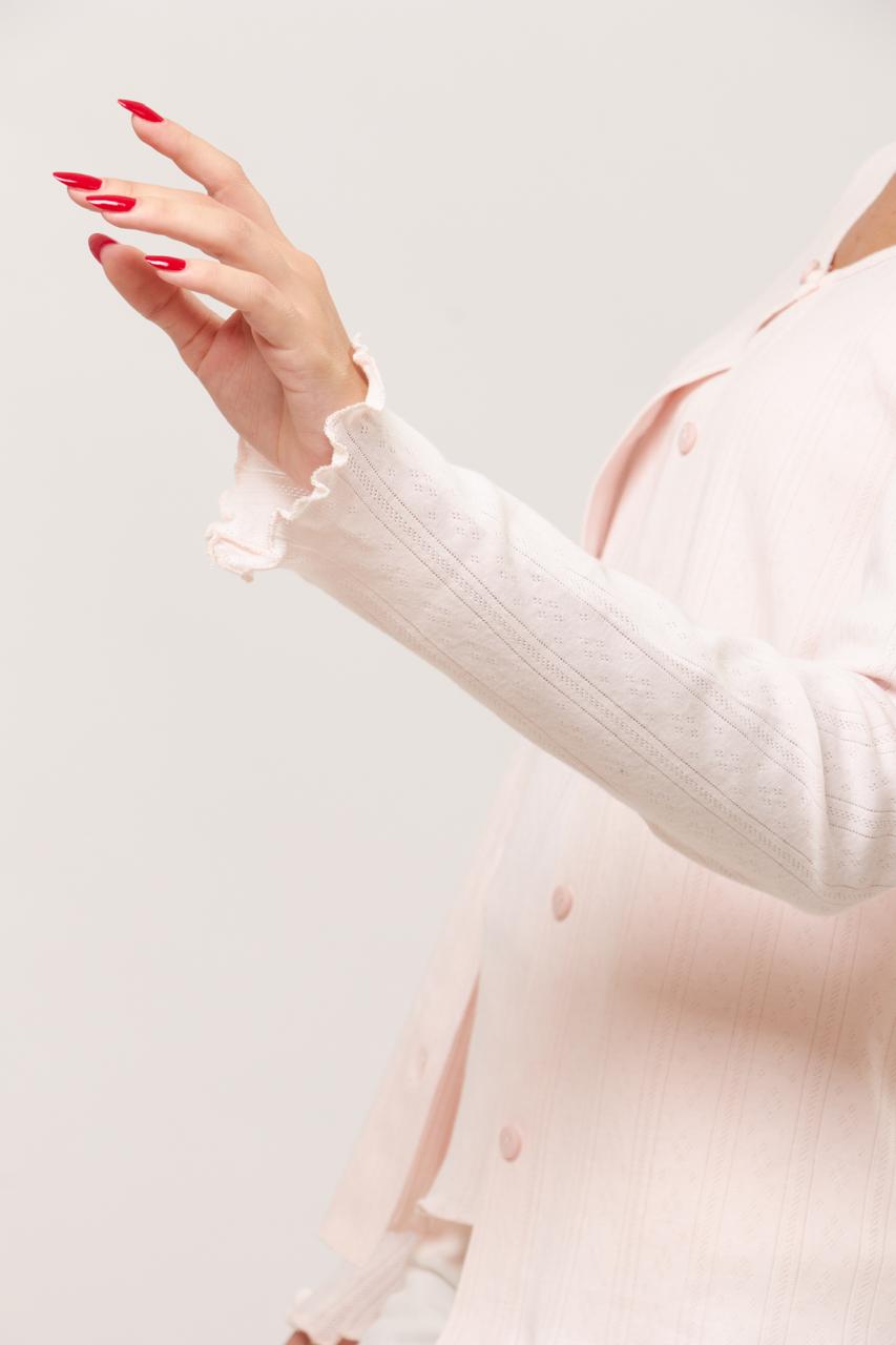 Blush pink twin set