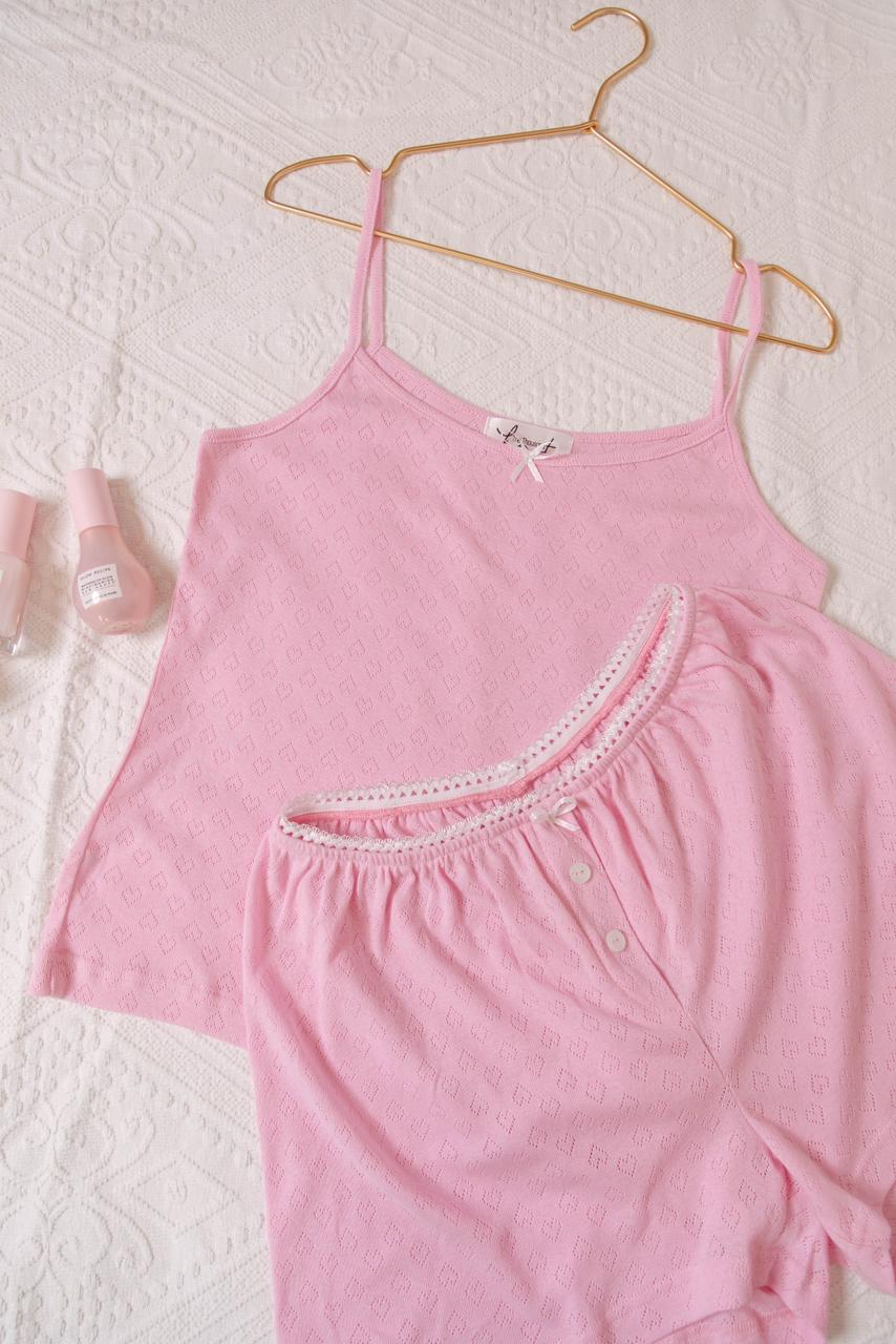 Light pink summery pj set