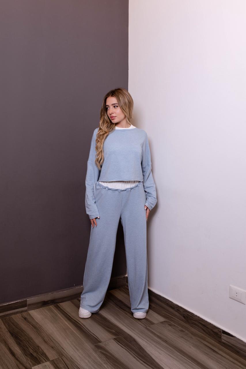 Baby blue loungewear set