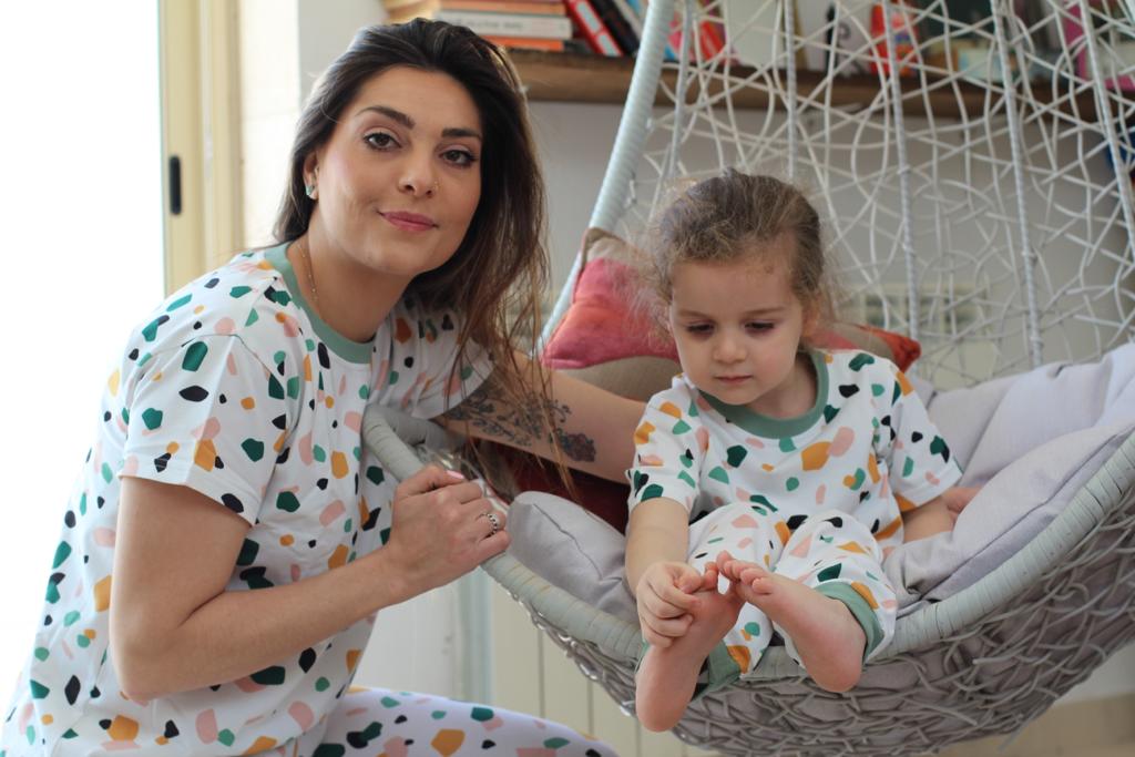 Kids stone patterned pjs