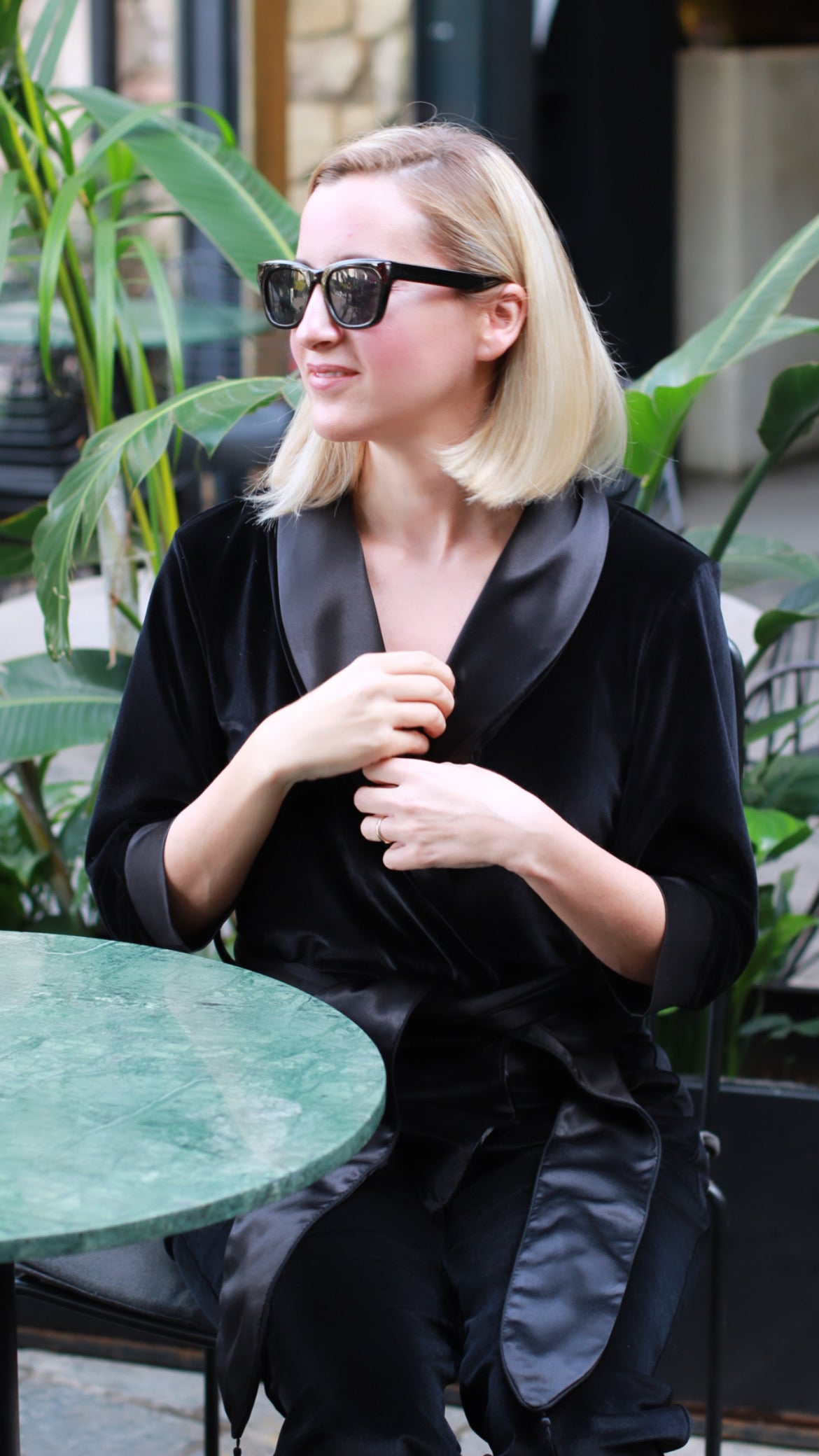 Black velvet pjs