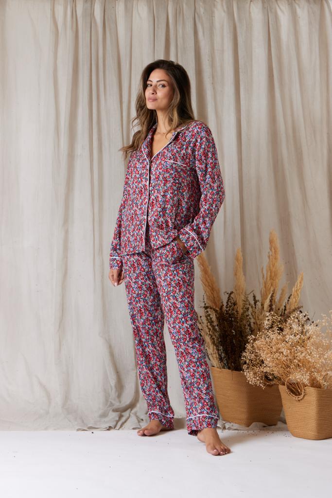 Colorful floral pjs