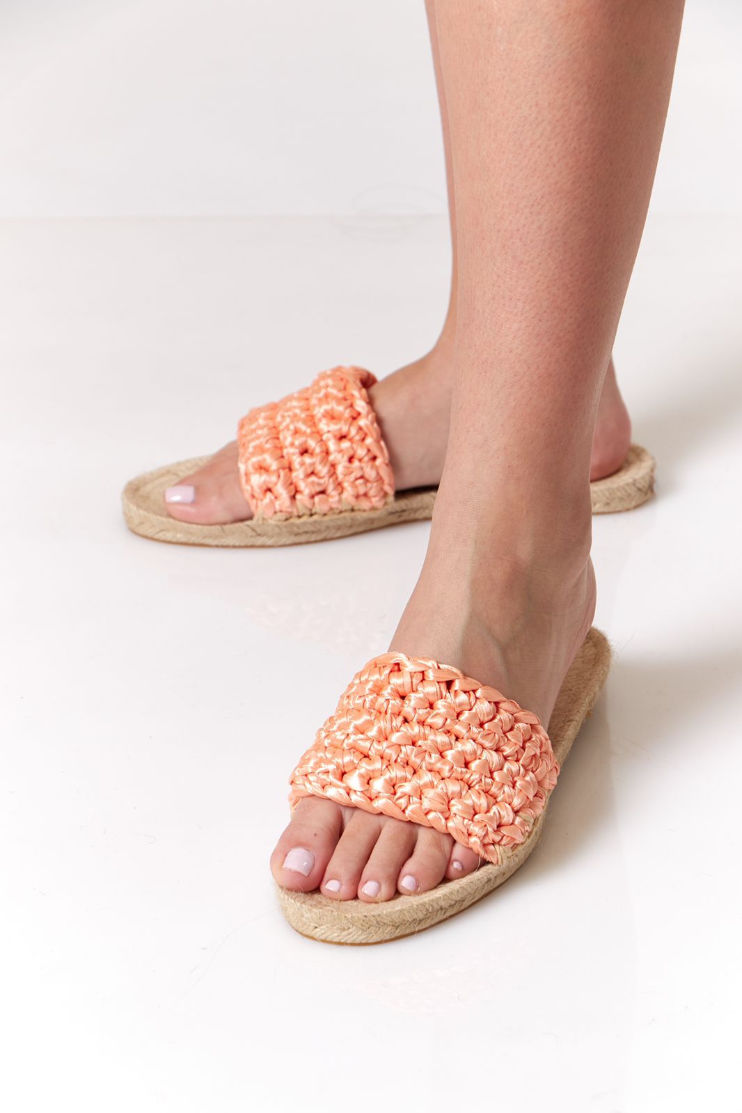 Orange sandals